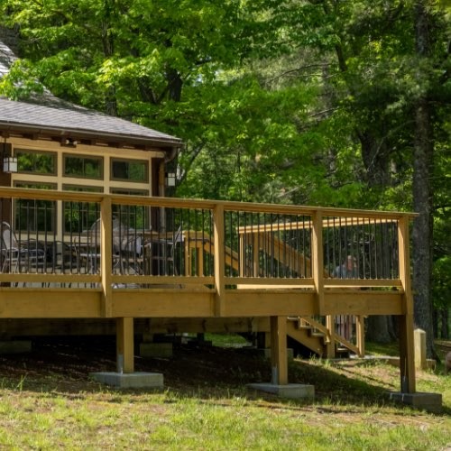 Douthat Lake Deck