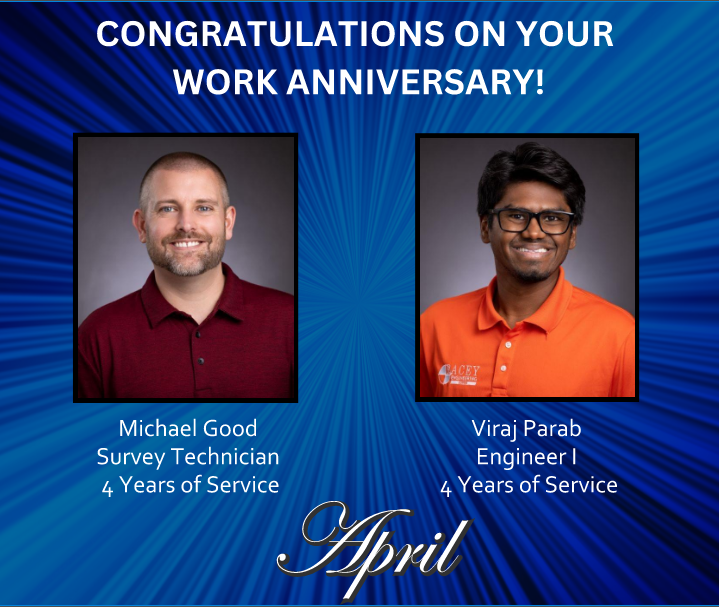 April Work Anniversaries