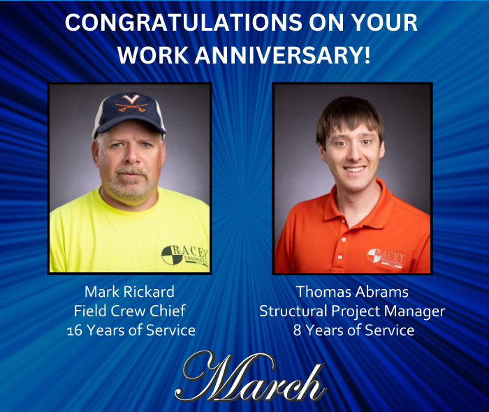 March Work Anniversaries