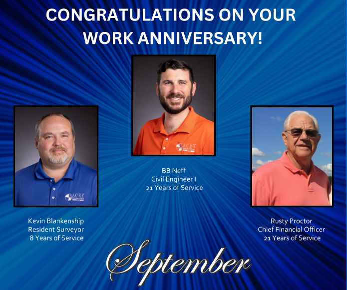 September Work Anniversaries 