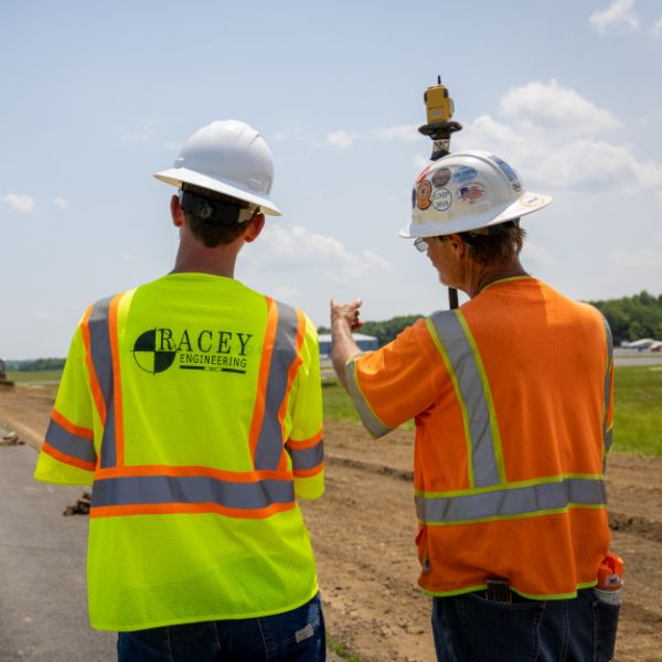 workers surveying